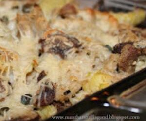 Chicken, Mushroom and Artichoke Casserole