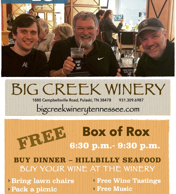 A Grape Event Featuring Box of Rox